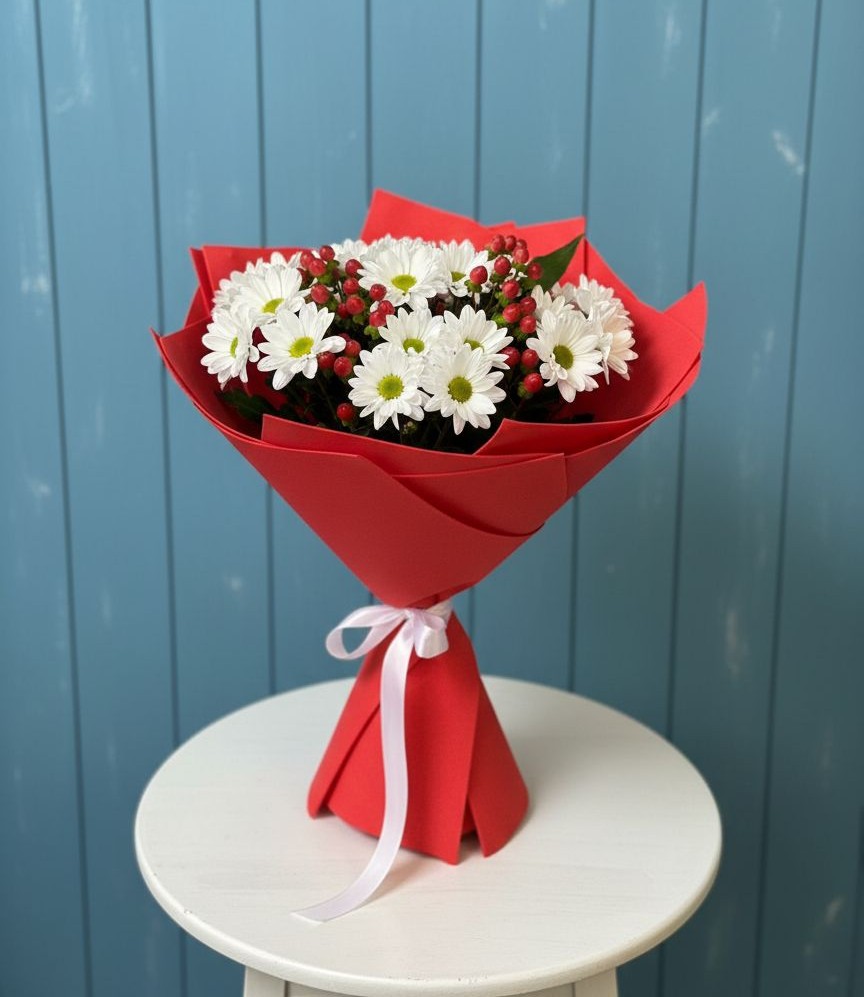 Букет цветов из: Хризантемы в Золотухино