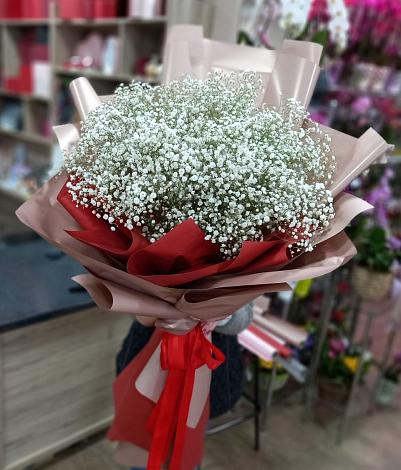 Букет цветов из: Гипсофила в Золотухино