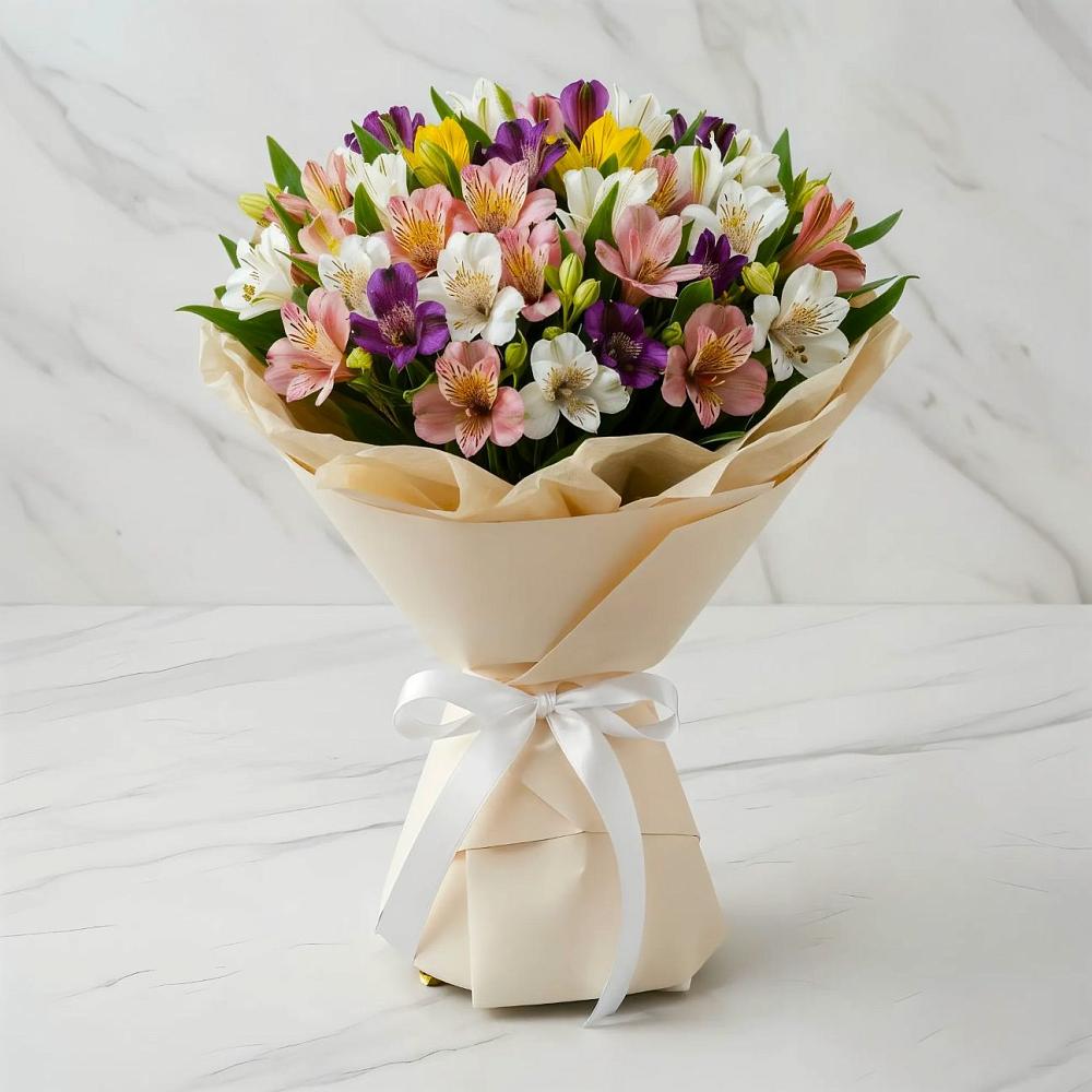 Букет цветов из: Альстромерии в Золотухино