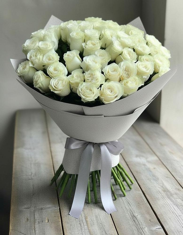 Букет 35 Белых роз в Золотухино