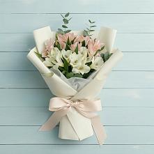 Букет цветов из:  Альстромерии в Золотухино