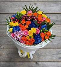 Букет цветов из:  Розы и Хризантемы в Золотухино