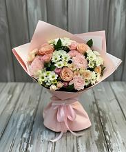 Букет цветов из:  Гвоздики, Розы и Хризантемы в Золотухино