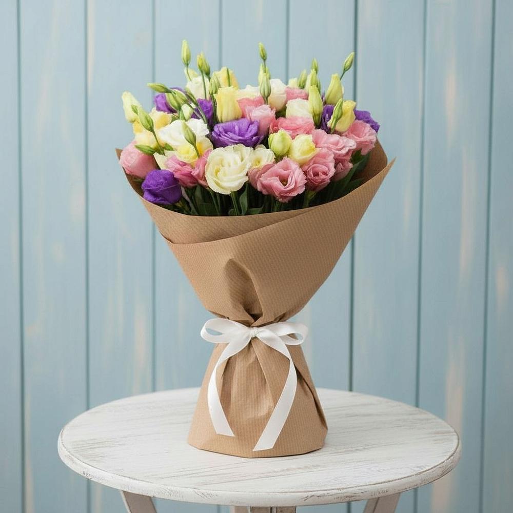 Букет цветов из: Лизиантусы в Золотухино