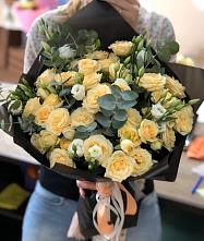 Букет цветов из:  Розы и Лизиантусы #REPLACE_PRED# Золотухино