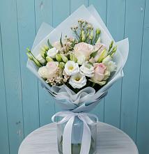 Букет цветов из:  Розы и Лизиантусы #REPLACE_PRED# Золотухино