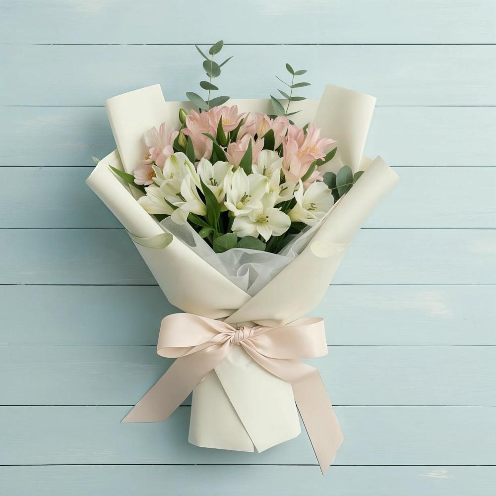 Букет цветов из: Альстромерии в Золотухино