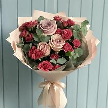 Букет цветов из:  Гвоздики и Розы в Золотухино