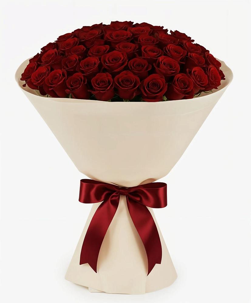 Букет 101 Бордовая роза Блэк Бакарра в Золотухино