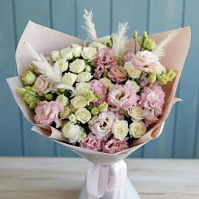 Букет цветов из:  Альстромерии и Розы в Золотухино