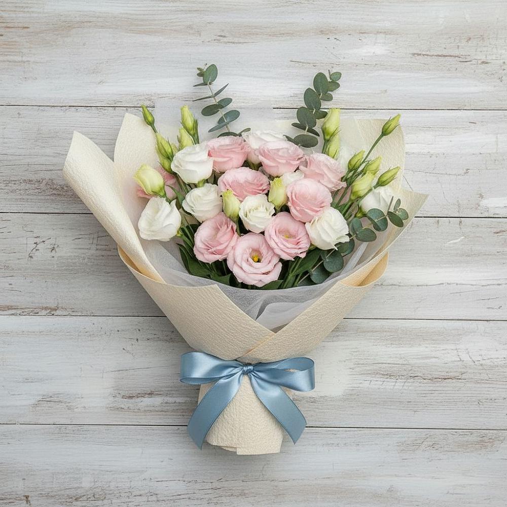 Букет цветов из: Лизиантусы в Золотухино